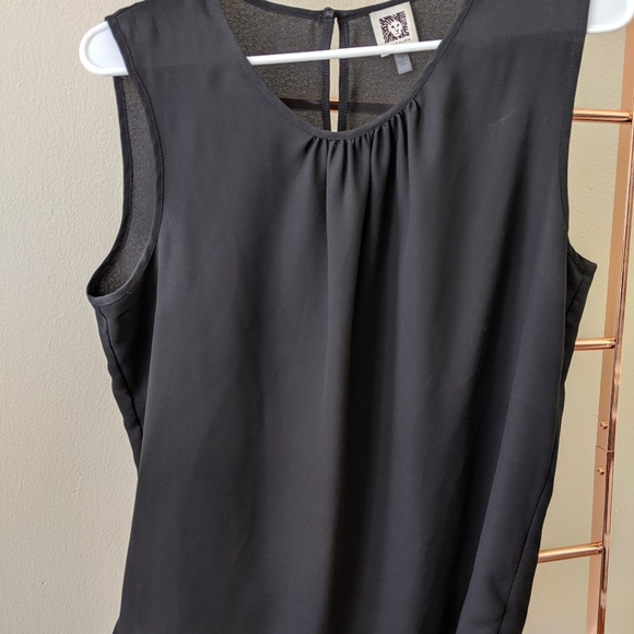 Anne Klein Tops - Anne Klein ruched black top